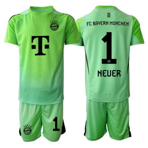 Bayern Munich Manuel Neuer #1 Målmand Replika Babytøj Hjemmebanesæt Børn 2025-26 Kortærmet (+ Korte bukser)